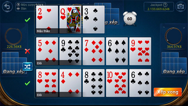 Cách chơi bài Mậu Binh cho anh em tân thủ 4 Choi Mau binh choi Binh Xap Xam 1